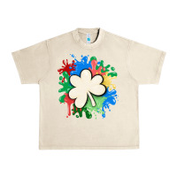 Sandshell st patricks day shamrock autism Urban Heavy Tee - MaliasSmallBusiness
