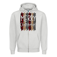 Dove Grey merry christmas leopard print Zipper Hoodie - Bettercallsaul