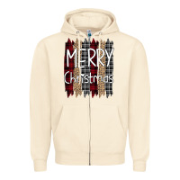 Sandshell merry christmas leopard print Zipper Hoodie - Bettercallsaul
