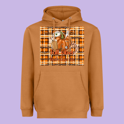Fall Vibes And That Nurse Life Heavyweight Hoodie Designed By Tumblerdesignbyshophia