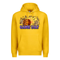 Lemon game day basketball leopard flames fireball Premium Hoodie - HowdyJamesFarm