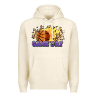 Tofu game day basketball leopard flames fireball Premium Hoodie - HowdyJamesFarm