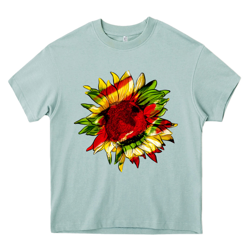 Juneteenth Sunflower Heavy Core Tee by HRA Design Shop | Teevron
