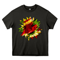 Asphalt juneteenth sunflower Heavy Core Tee - HRA Design Shop