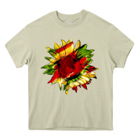 Mossy juneteenth sunflower Heavy Core Tee - HRA Design Shop