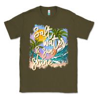 Army Green salt water sunshine Classic Tee - JahusDesignShop