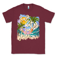 Burgundy salt water sunshine Classic Tee - JahusDesignShop