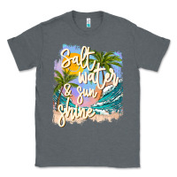 Charcoal Heather salt water sunshine Classic Tee - JahusDesignShop