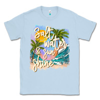 Dusty Blue salt water sunshine Classic Tee - JahusDesignShop