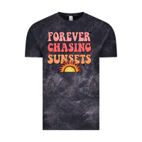 Cloud Black forever chasing sunsets Vintage Tee - JahusDesignShop