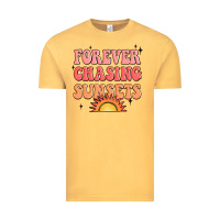 Vintage Mustard forever chasing sunsets Vintage Tee - JahusDesignShop