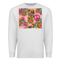 Peace Love Hippie Daisy Premium Sweatshirt | Teevron