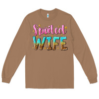 Toasted Coconut spoiled wife Long Sleeve Tee - NancyCooperArtShop
