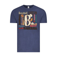 Vintage Denim baseball Vintage Tee - MaliasSmallBusiness