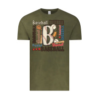 Vintage Olive baseball Vintage Tee - MaliasSmallBusiness