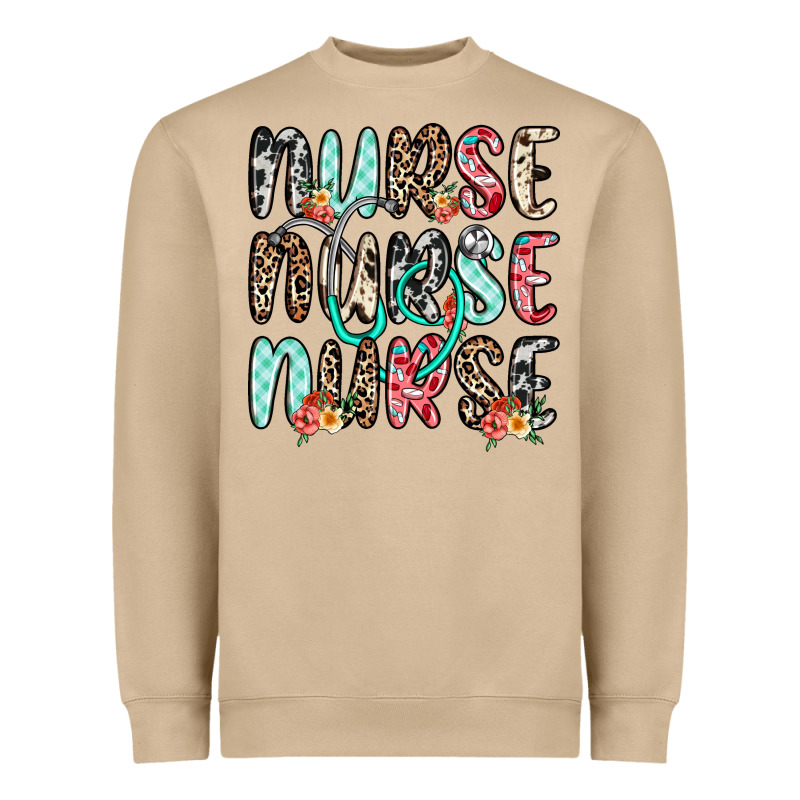 Nurse Nurse Nurse Heavyweight Sweatshirt by NancyCooperArtShop | Teevron