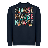 Navy nurse nurse nurse Heavyweight Sweatshirt - NancyCooperArtShop