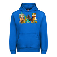 Cobalt western coffee cups with sunflower and gemstone bbs Urban Hoodie - BundleAndBundleShop