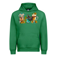 Emerald western coffee cups with sunflower and gemstone bbs Urban Hoodie - BundleAndBundleShop