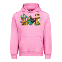 Fuchsia Pink western coffee cups with sunflower and gemstone bbs Urban Hoodie - BundleAndBundleShop