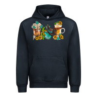 Navy western coffee cups with sunflower and gemstone bbs Urban Hoodie - BundleAndBundleShop