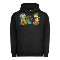 Pigment Black western coffee cups with sunflower and gemstone bbs Urban Hoodie - BundleAndBundleShop