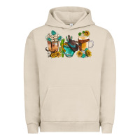 Pigment French Oak western coffee cups with sunflower and gemstone bbs Urban Hoodie - BundleAndBundleShop