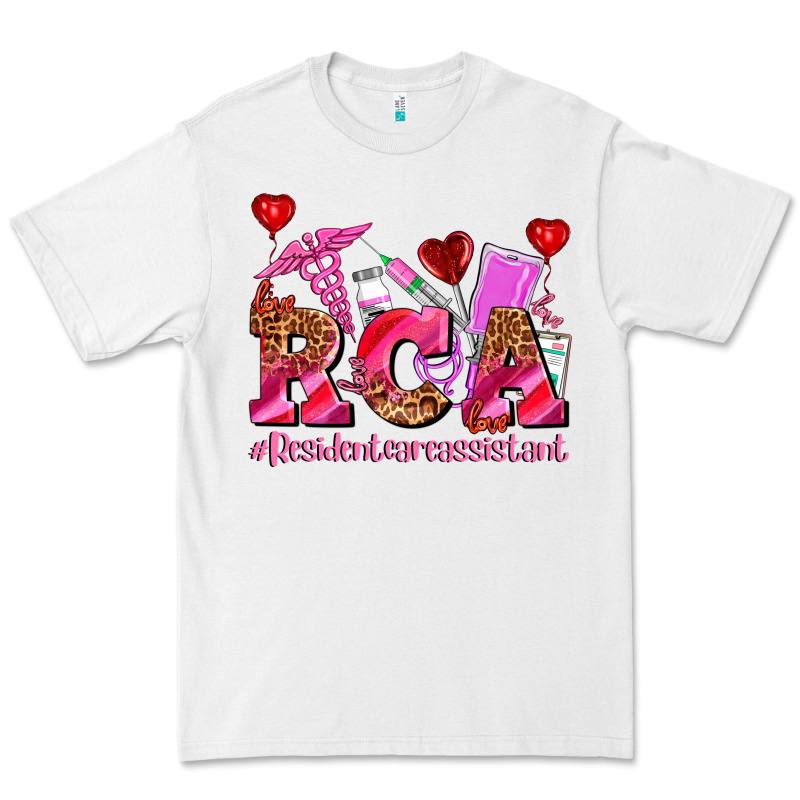 Valentines Day Rca Resident Care Assistant Premium Tee by AdoDesignShop | Teevron
