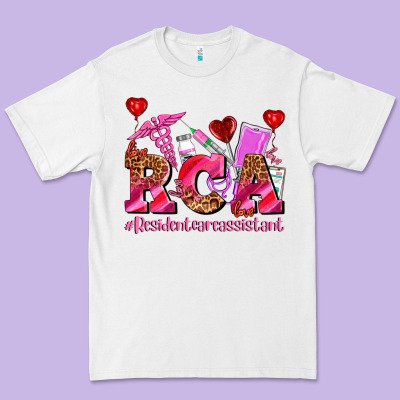 Valentines Day Rca Resident Care Assistant Premium Tee Designed By Adodesignshop