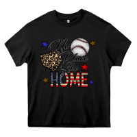 Black no place like home Heavy Core Tee - CowhideDigitalArt