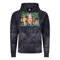 Cloud Black Gnome Bunny Happy Eater Day Vintage Hoodie - NancyCooperArtShop