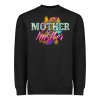 Black mother hustler lightning bolt Heavyweight Sweatshirt - NancyCooperArtShop