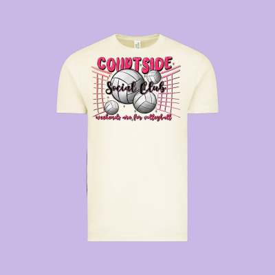 Volleyball Mom Vintage Tee Designed By Maliassmallbusiness