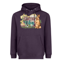 Plum Easter vibes Easter Day Heavyweight Hoodie - HowdyJamesFarm