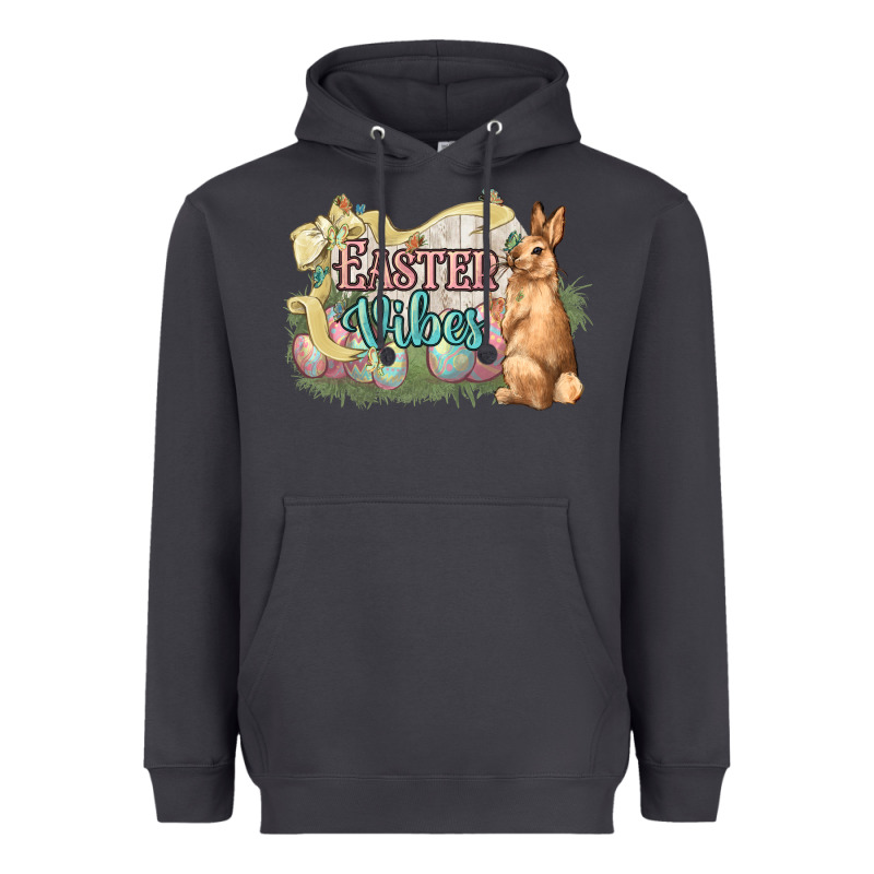 Easter Vibes Easter Day Heavyweight Hoodie by HowdyJamesFarm | Teevron