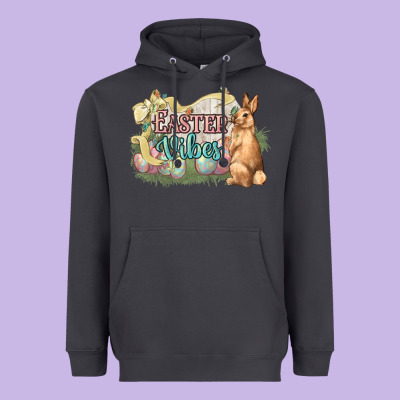 Easter Vibes Easter Day Heavyweight Hoodie Designed By Howdyjamesfarm