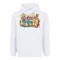 White Easter vibes Easter Day Heavyweight Hoodie - HowdyJamesFarm