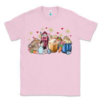 Bubblegum Pink easter coffee cups Classic Tee - MaliasSmallBusiness