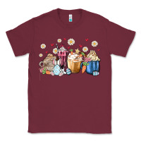 Burgundy easter coffee cups Classic Tee - MaliasSmallBusiness