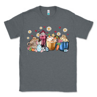 Charcoal Heather easter coffee cups Classic Tee - MaliasSmallBusiness