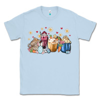 Dusty Blue easter coffee cups Classic Tee - MaliasSmallBusiness