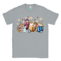 Heather Grey easter coffee cups Classic Tee - MaliasSmallBusiness