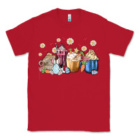 Red easter coffee cups Classic Tee - MaliasSmallBusiness