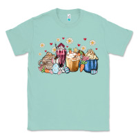 Seafoam easter coffee cups Classic Tee - MaliasSmallBusiness