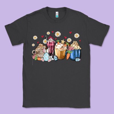 Easter Coffee Cups Classic Tee Designed By Maliassmallbusiness