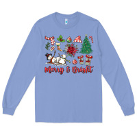 Colony Blue merry bright Long Sleeve Tee - MaliasSmallBusiness