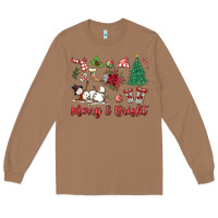 Toasted Coconut merry bright Long Sleeve Tee - MaliasSmallBusiness