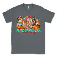 Charcoal Heather Moo Pumpkin Get Out The Way Classic Tee - CowhideDigitalArt