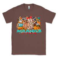 Chestnut Moo Pumpkin Get Out The Way Classic Tee - CowhideDigitalArt