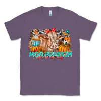 Lavender Moo Pumpkin Get Out The Way Classic Tee - CowhideDigitalArt